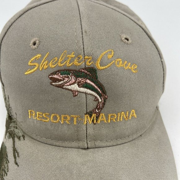 Dri-Duck Cap Shelter Cove Resort Marina Fish Eagle Embroidered Crescent Lake - Picture 2 of 15